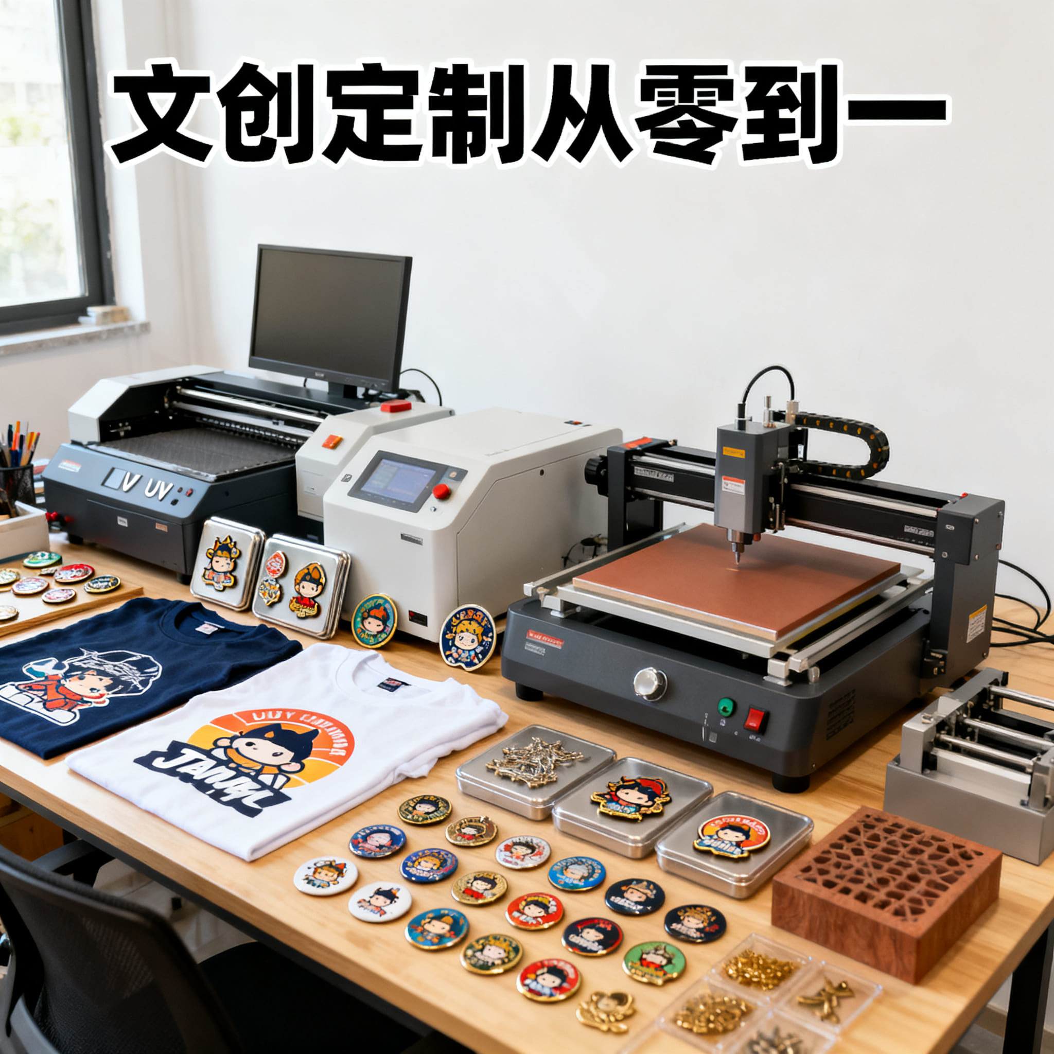 从零到一学文创定制:设备选型、制作流程与创业落地指南