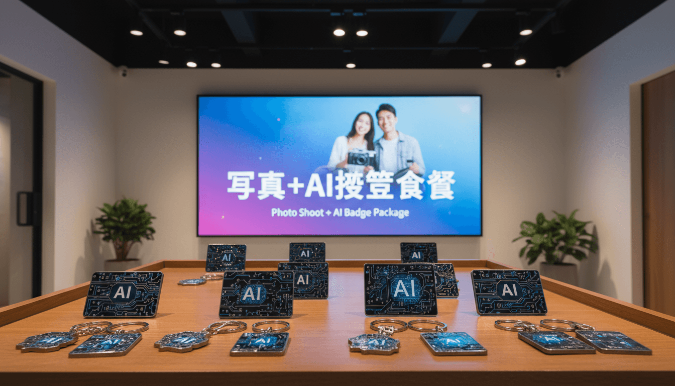 爱定智携手南头古城摄影馆,推出“写真+AI徽章”套餐