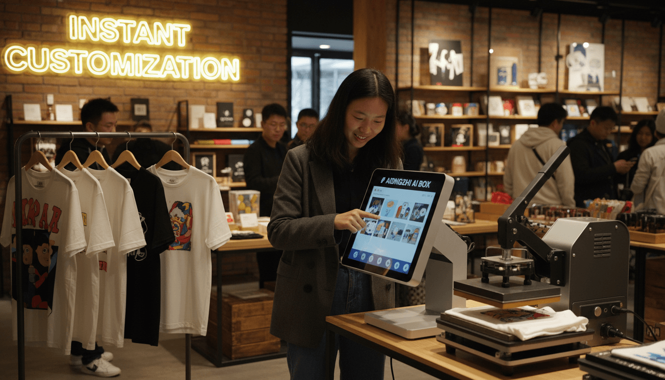 文创店如何引入AI定制设备?现场制作流程与客户体验升级指南