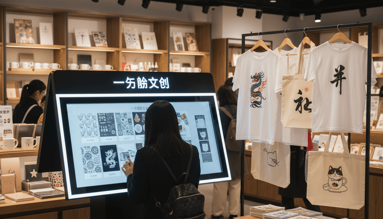 爱定智发布文创店现场定制解决方案,助力实体店实现“一分钟文创”