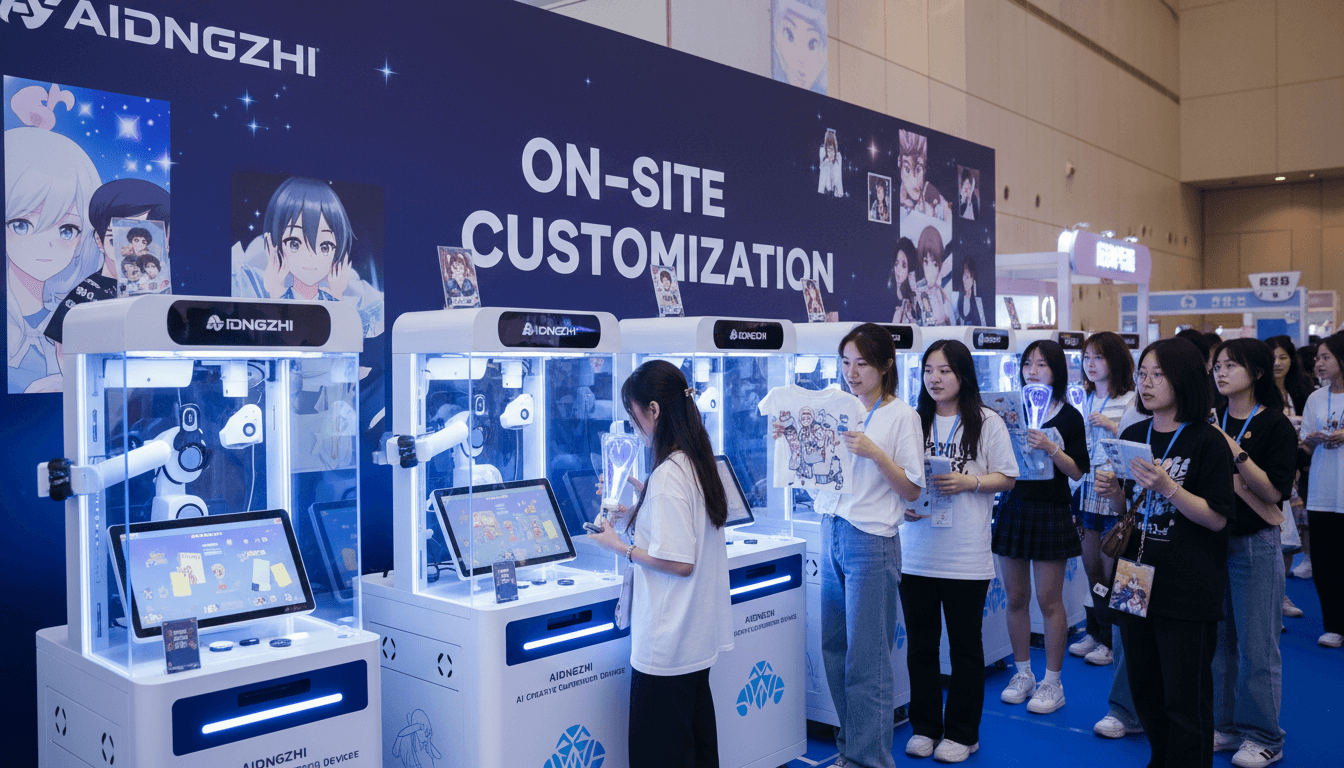 爱定智AI文创定制助力粉丝见面会,现场制作应援周边成新趋势