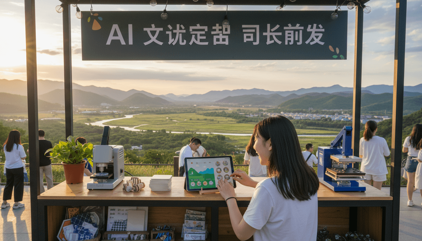 景区摆摊新玩法:AI文创定制如何让游客带走独特记忆