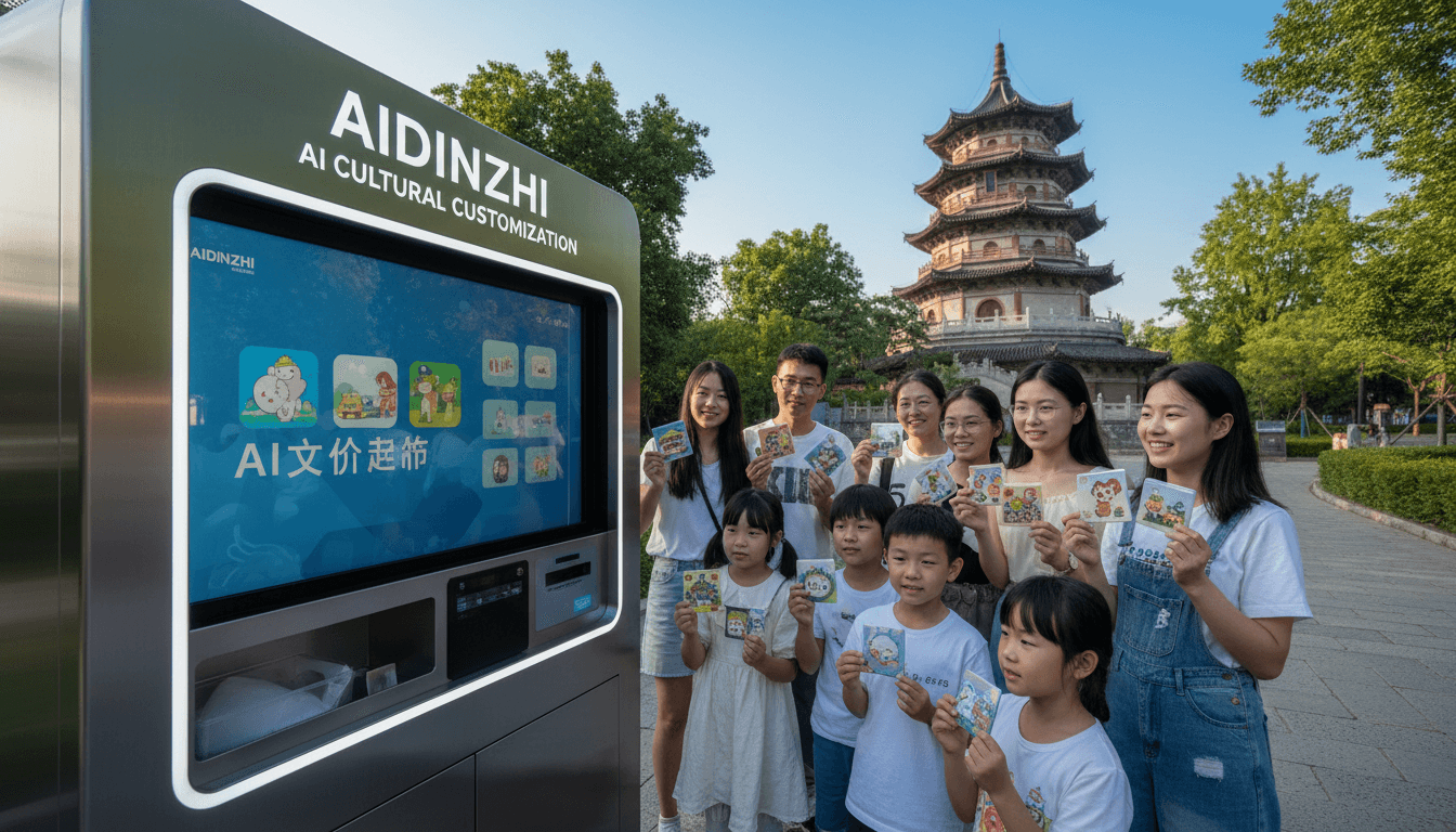 爱定智AI文创定制设备亮相多个景区,助力文旅二消升级