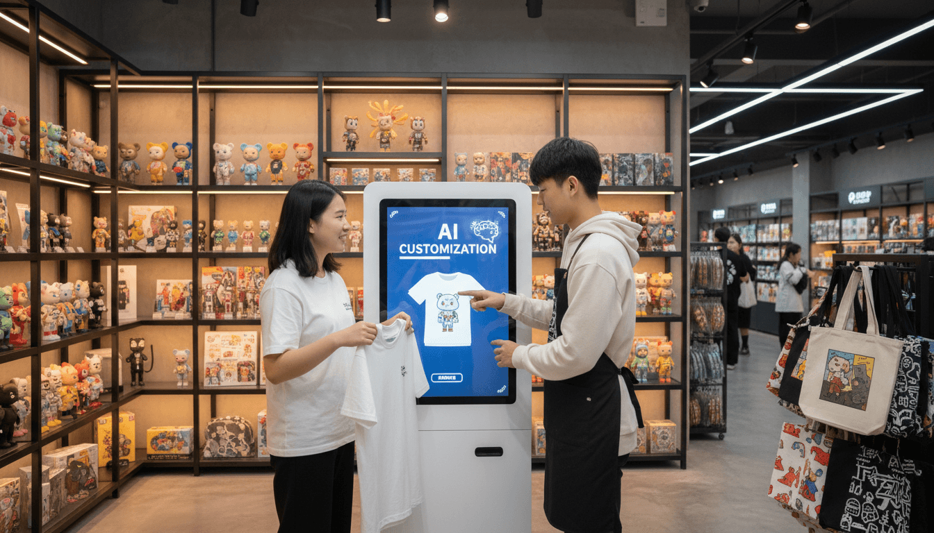 潮玩店引入AI文创定制:从联营到摆摊的三种落地模式