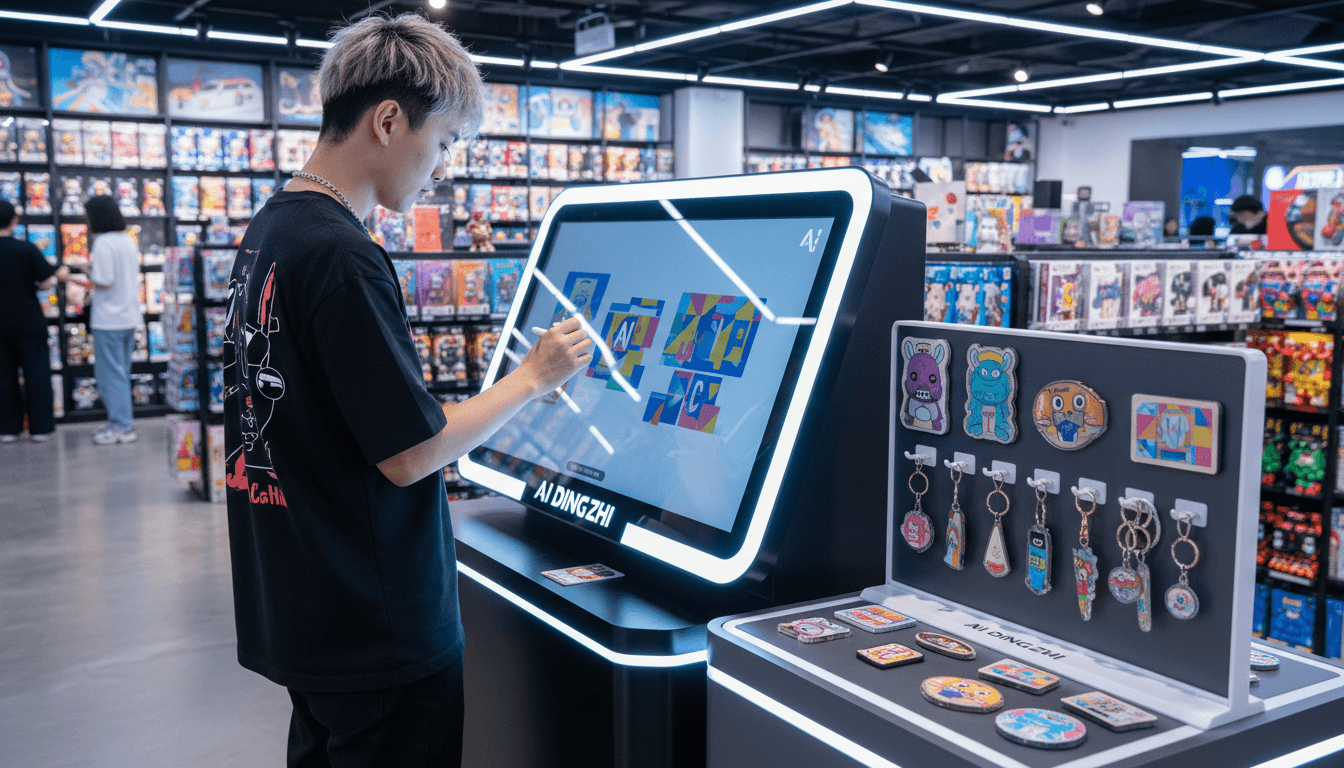 潮玩店引入AI文创定制:联营模式与即时制作全攻略