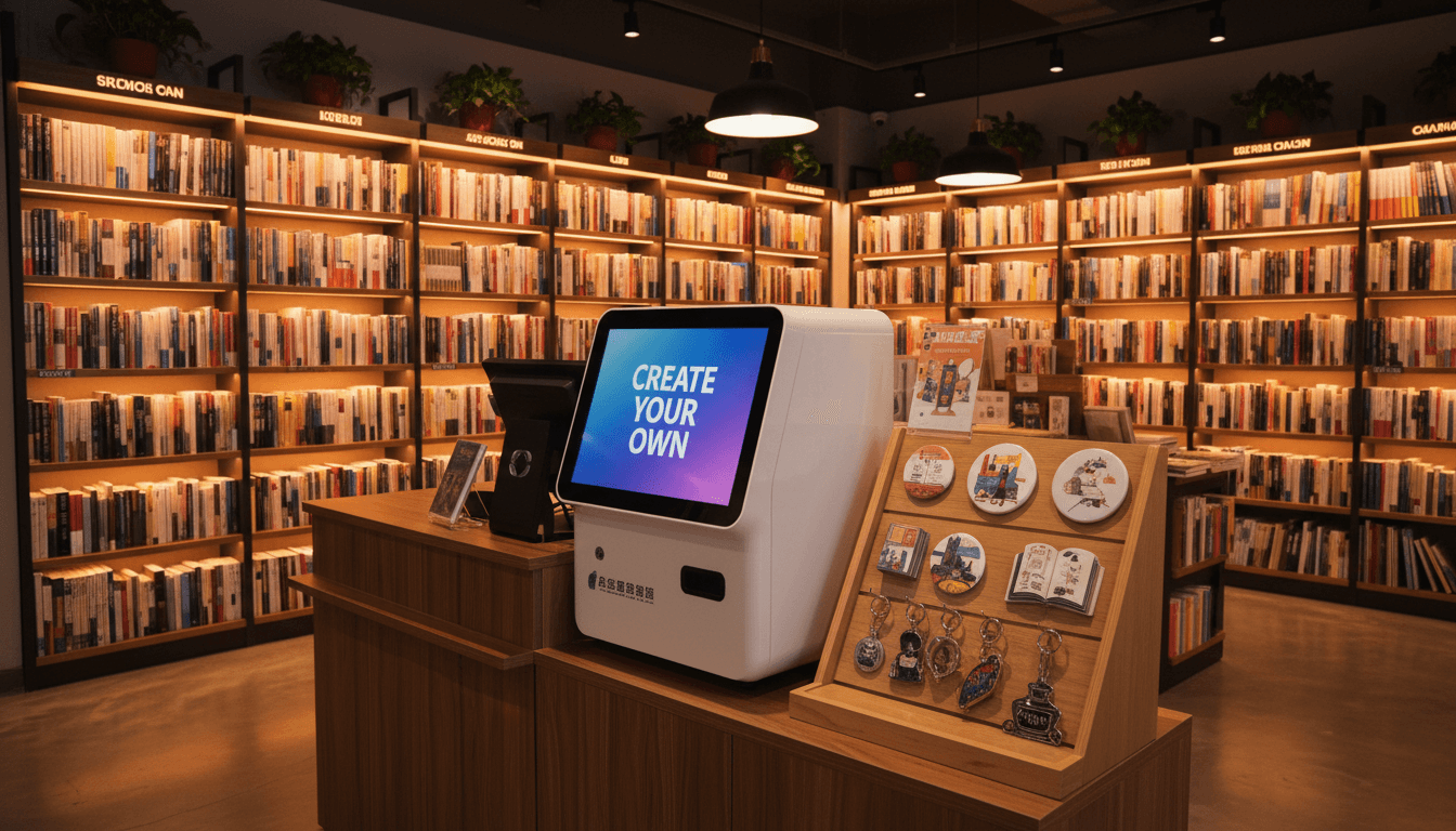书店文创制作地点怎么选?AI定制设备让书店变身文创工坊