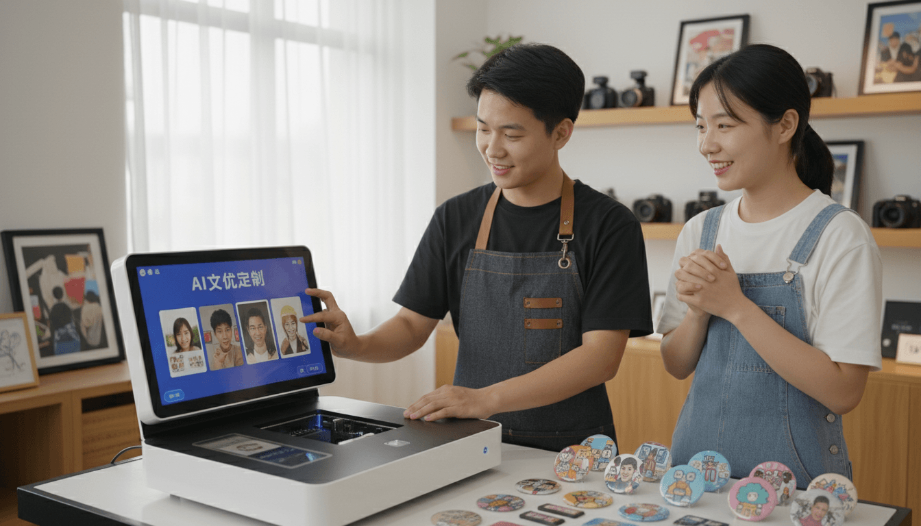 摄影店引入AI文创定制:从拍照到即时制作个性化周边的完整方案