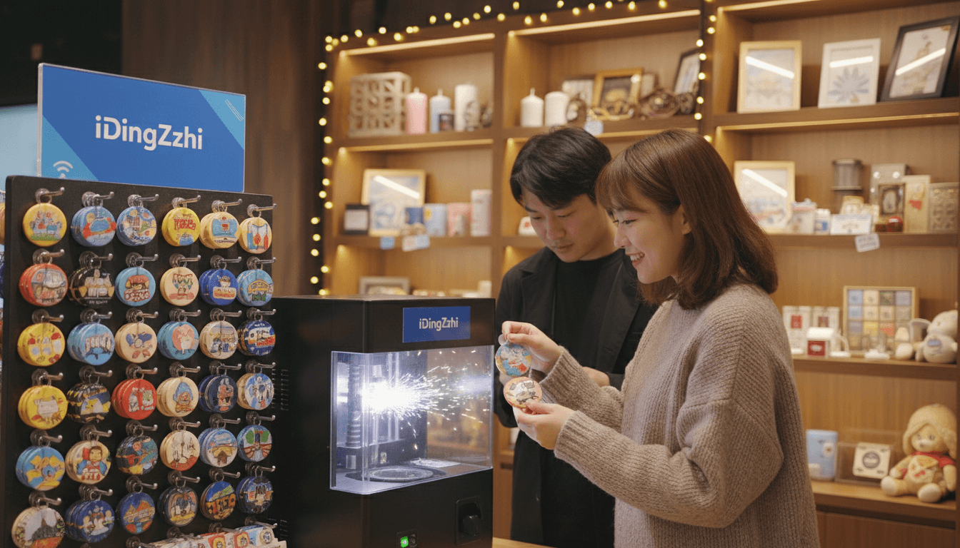 爱定智AI文创定制设备助力礼品店开启个性化定制新时代