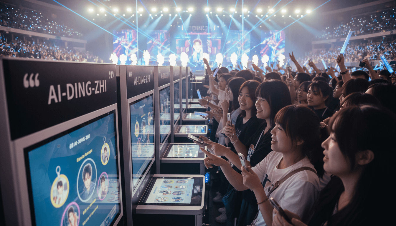爱定智AI文创定制设备助力演唱会粉丝经济新增长