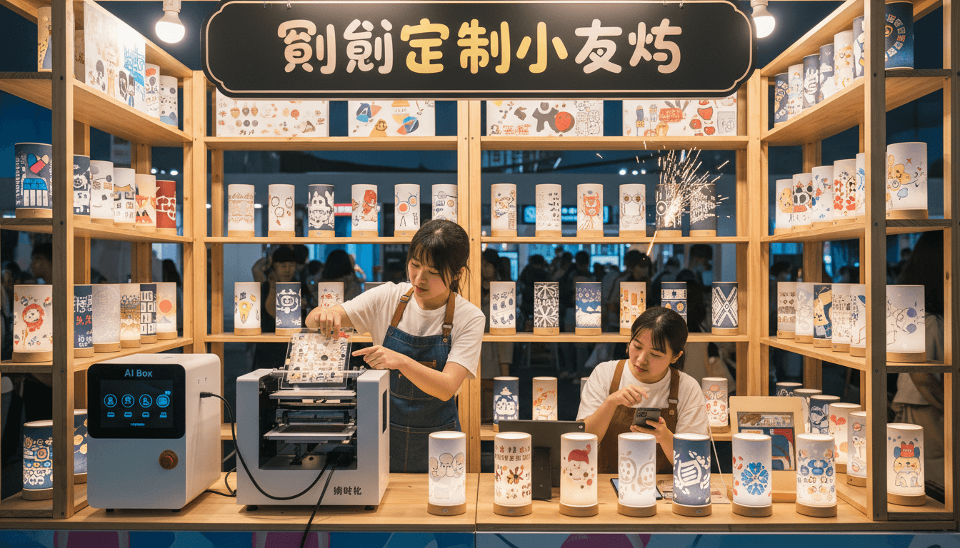 潮玩店如何定制文创小夜灯摆摊?从设备到流程全解析
