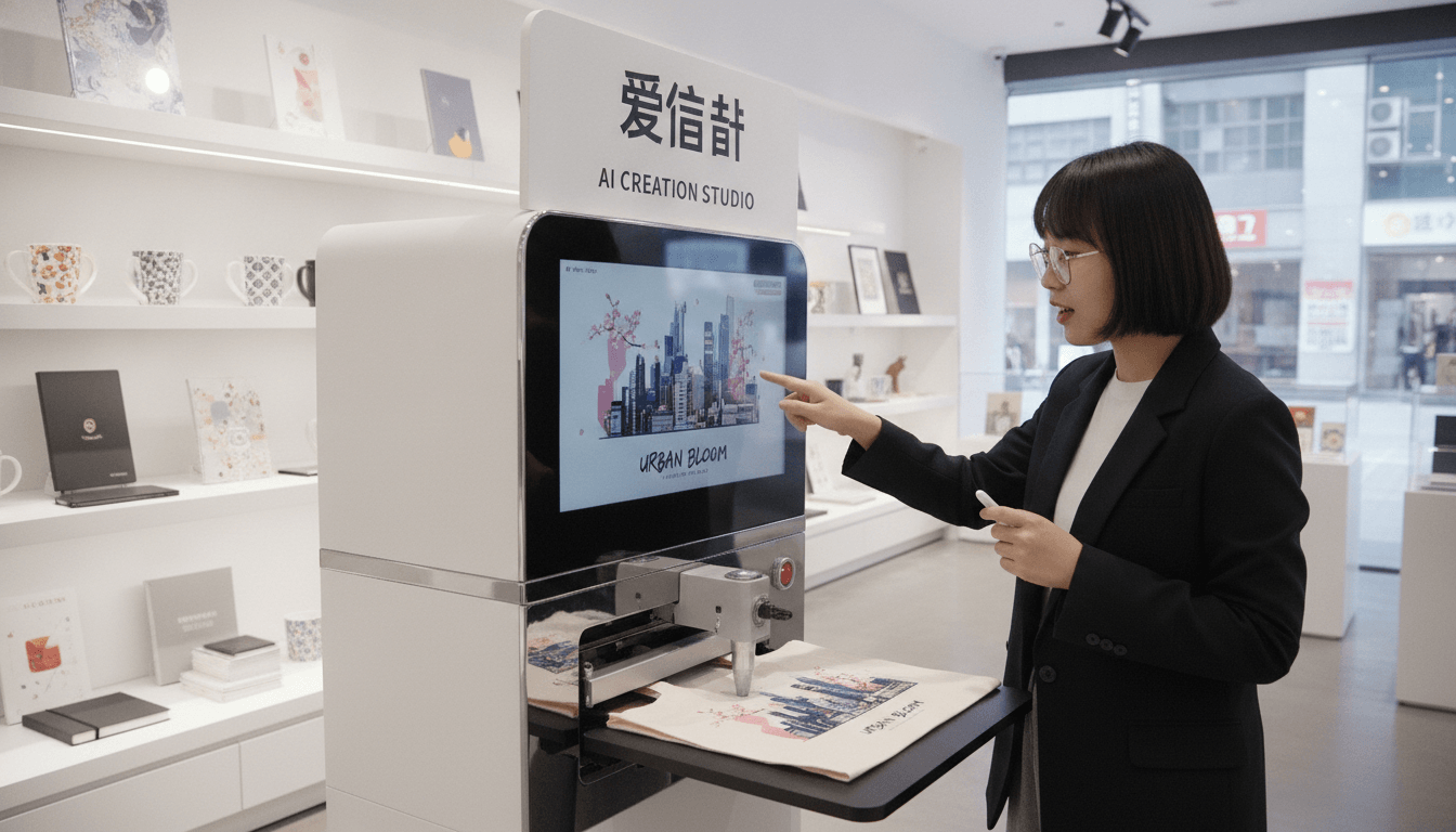 爱定智推出AI帆布包定制方案,赋能文创店即时变现