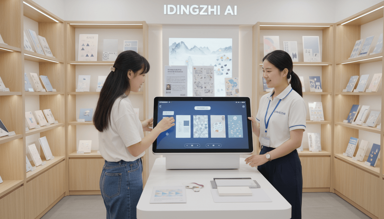 爱定智AI文创设备助力文具店转型升级,开启笔记本定制新业态
