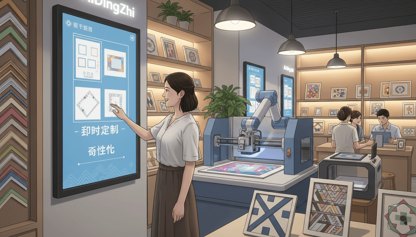 爱定智推出小相框即时定制服务,现场制作个性化回忆