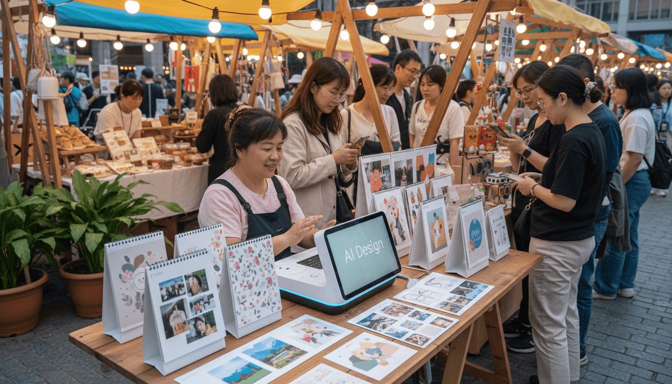 文创日历摆摊全攻略:从设备选型到现场制作