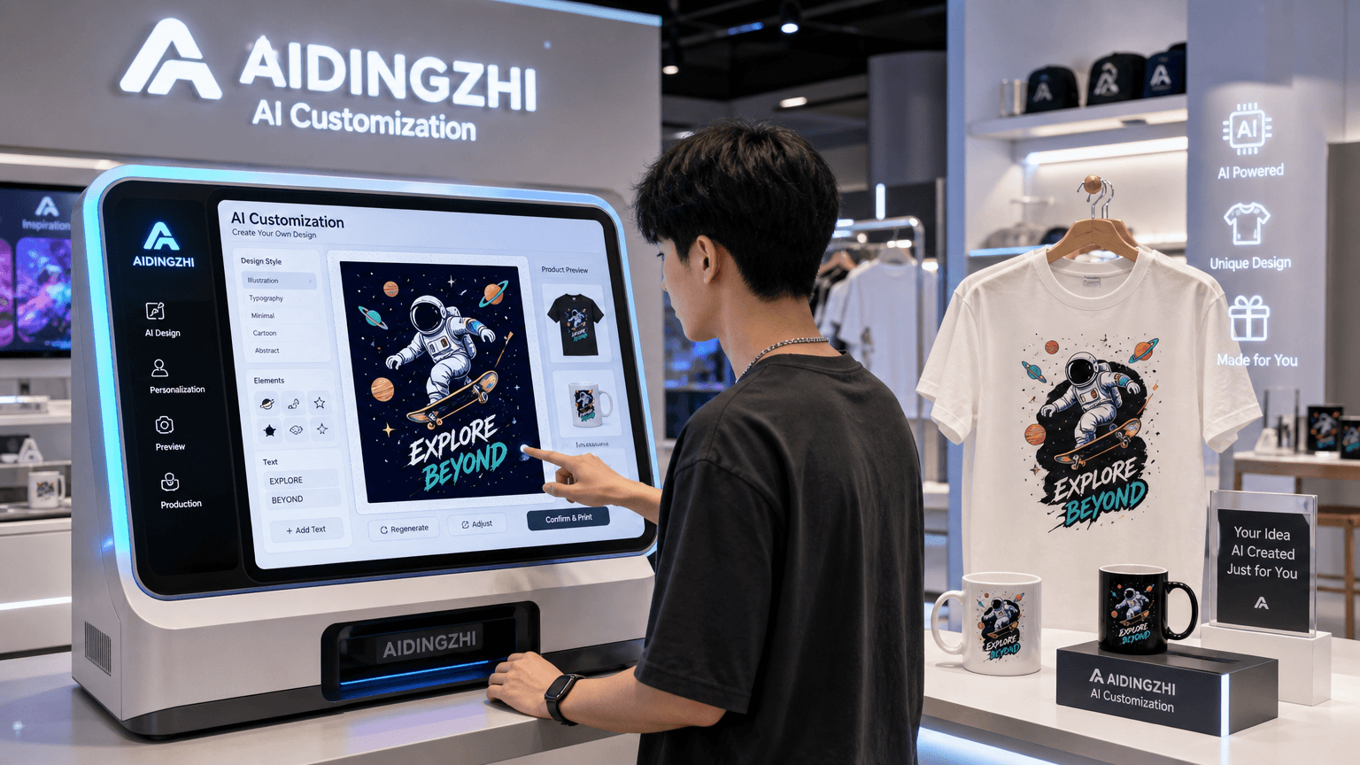 现场AI定制要等多久?从下单到成品只需几分钟