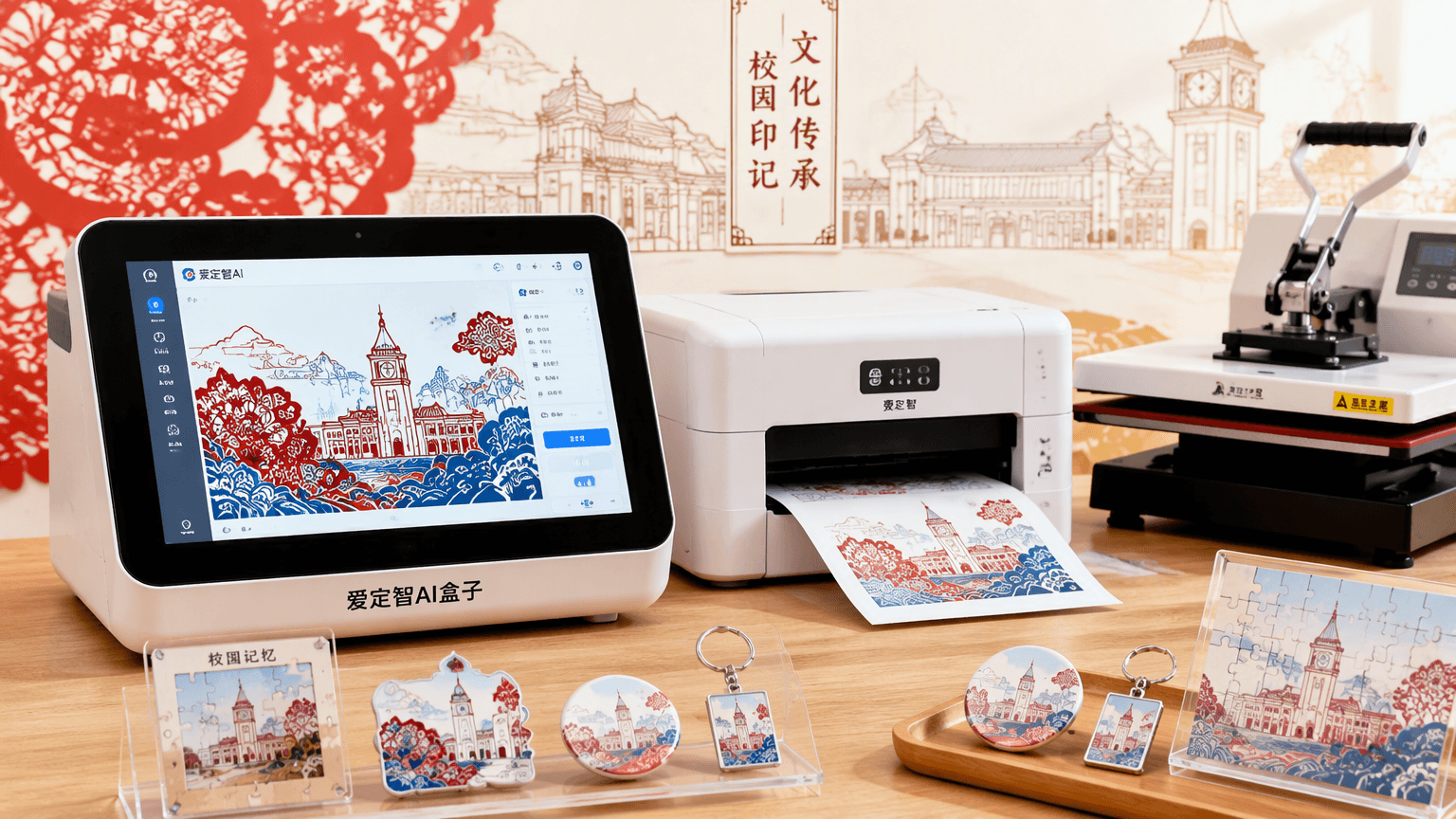 AI能否精准表达地域文化非遗校园主题文化内涵？爱定智解析