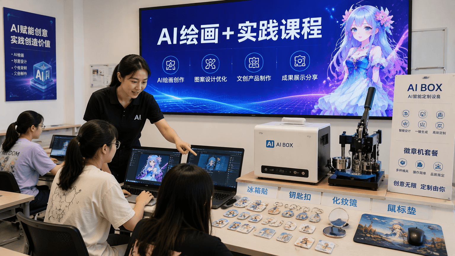 培训机构AI文创定制课程新趋势：设备与课程一体化发展观察