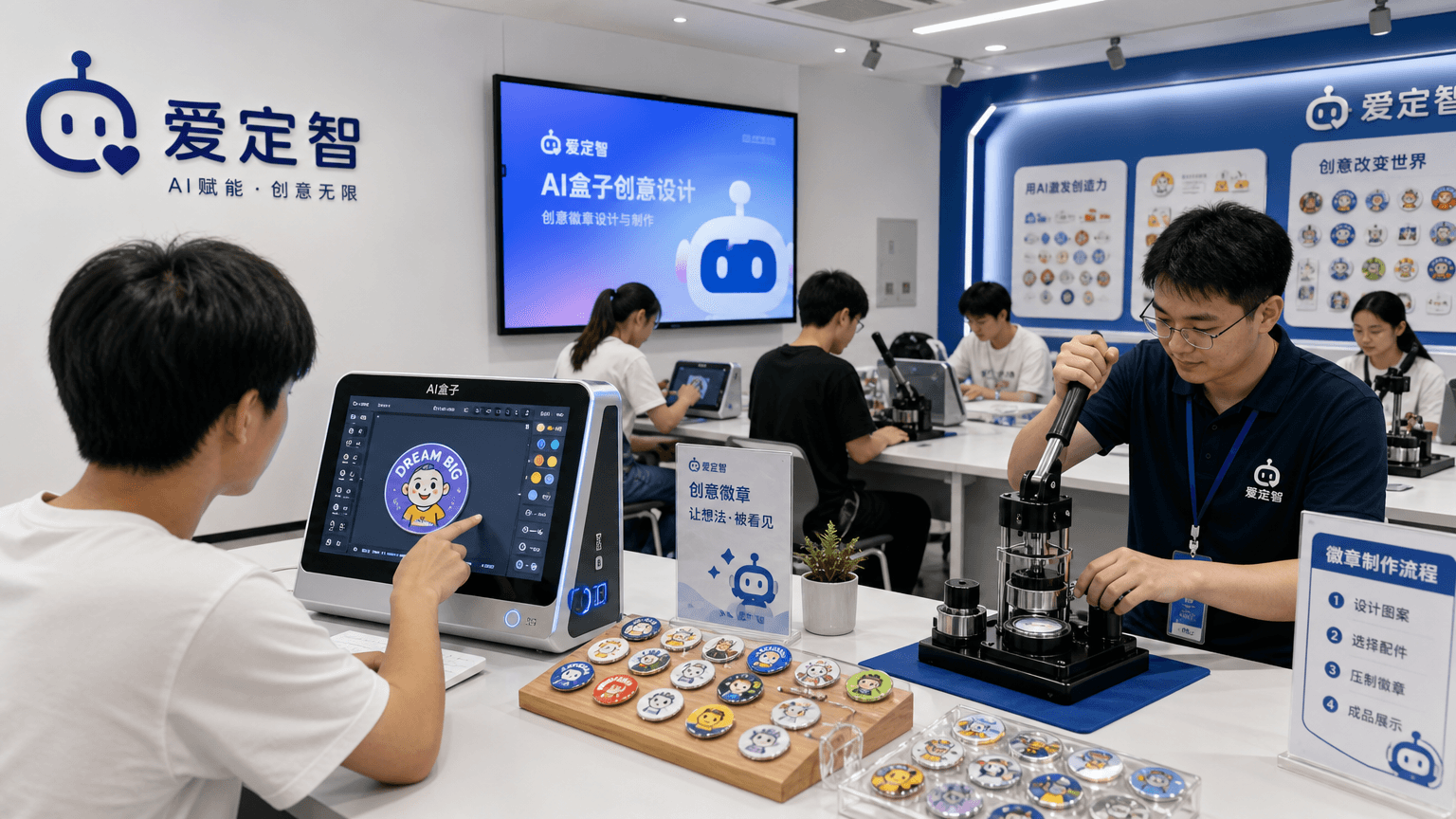 爱定智赋能培训机构AI文创课程创新升级