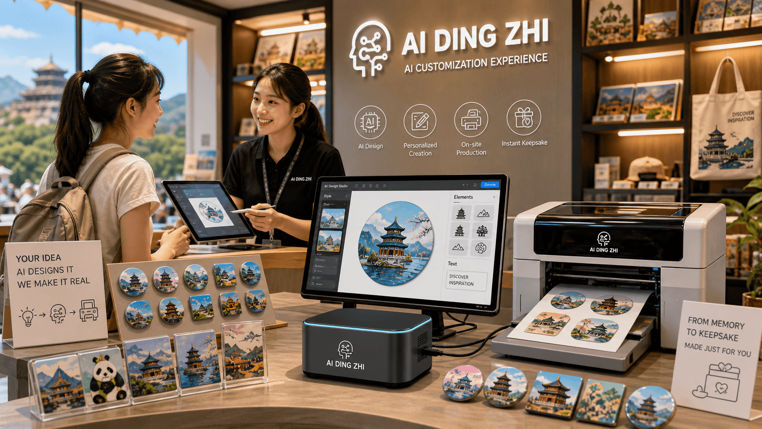爱定智AI专属定制方案聚焦设计价值，助力商家提升文创溢价能力