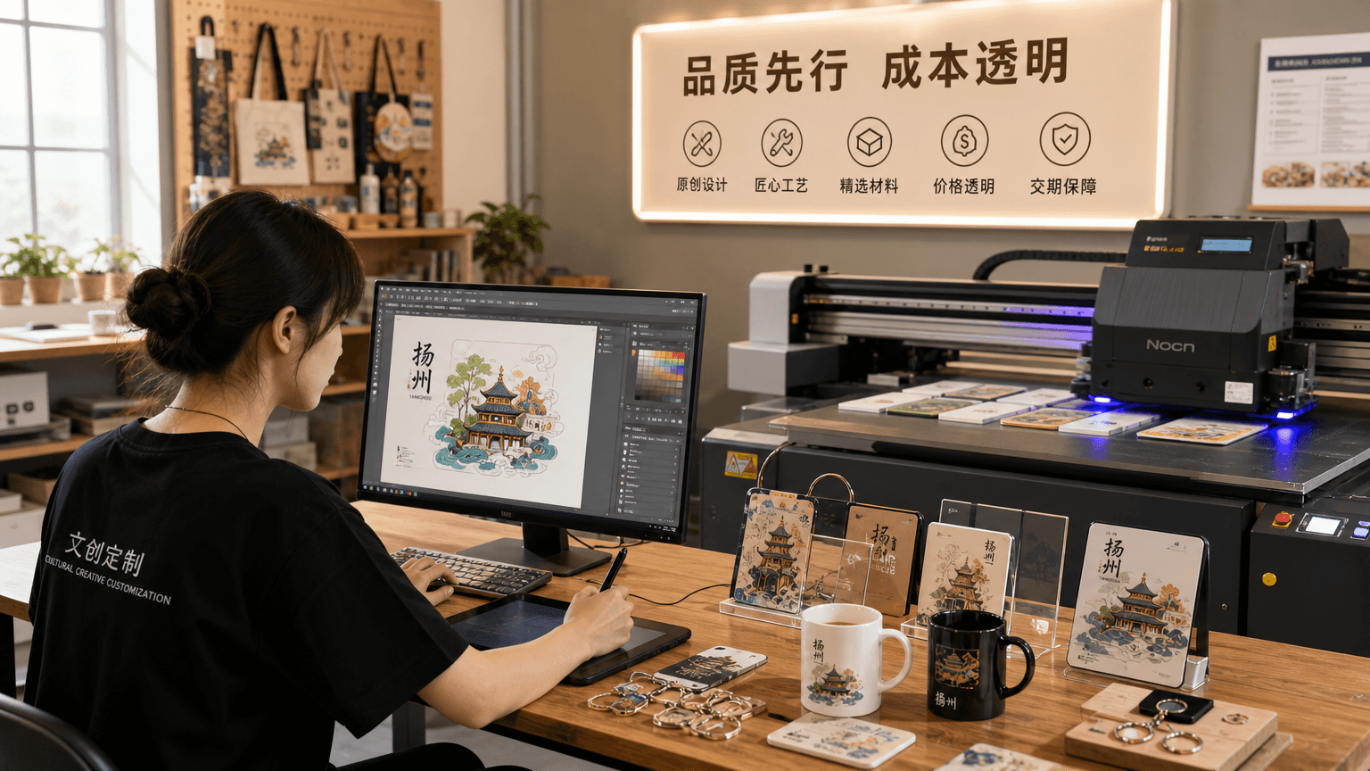 AI定制文创定价策略成行业焦点：先定品质再核售价更适配现场制作
