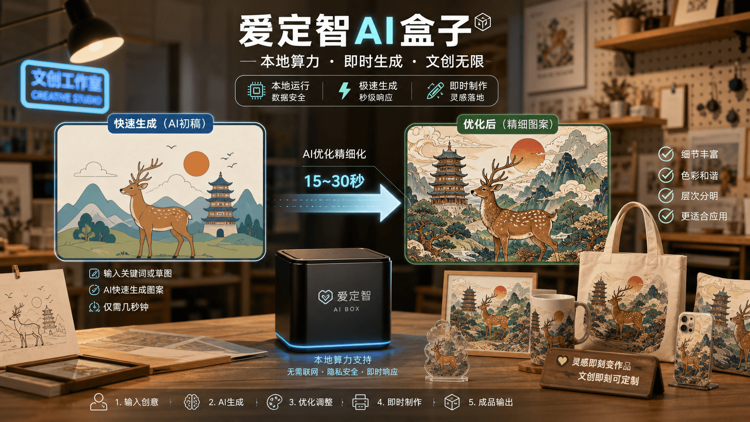 爱定智AI文创定制：快速出品与画面细节可否兼得？一文看懂优化策略