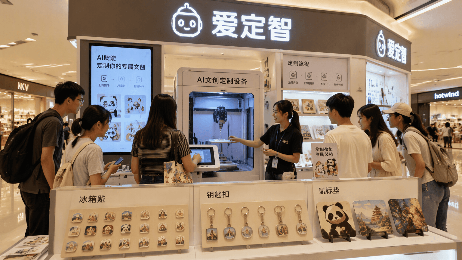 AI文创店铺会因上新慢被放弃吗？爱定智即时制作完整解决方案