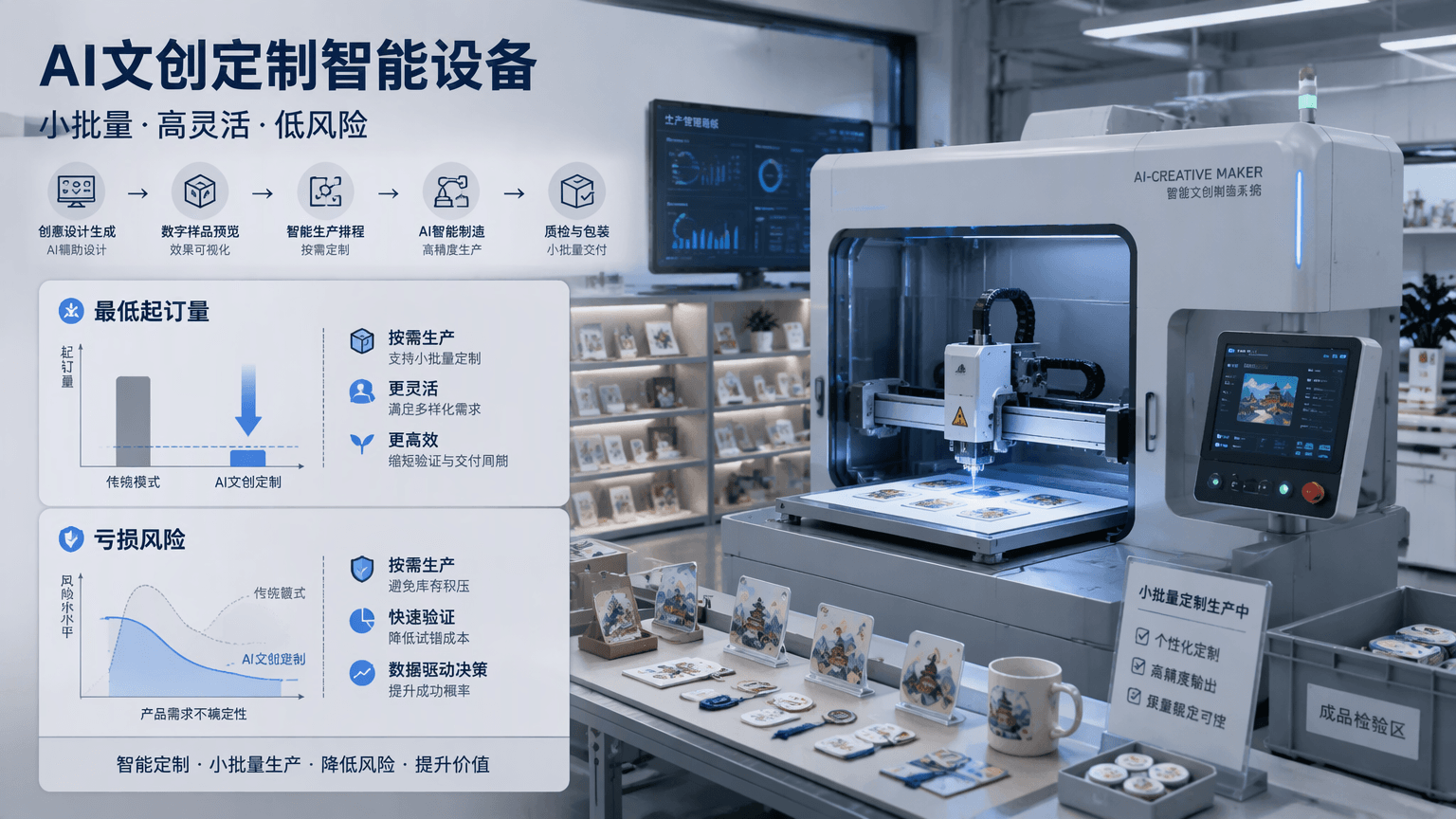 AI文创定制接单起订量新趋势:设备灵活降低小批量门槛,过低订量仍需警惕