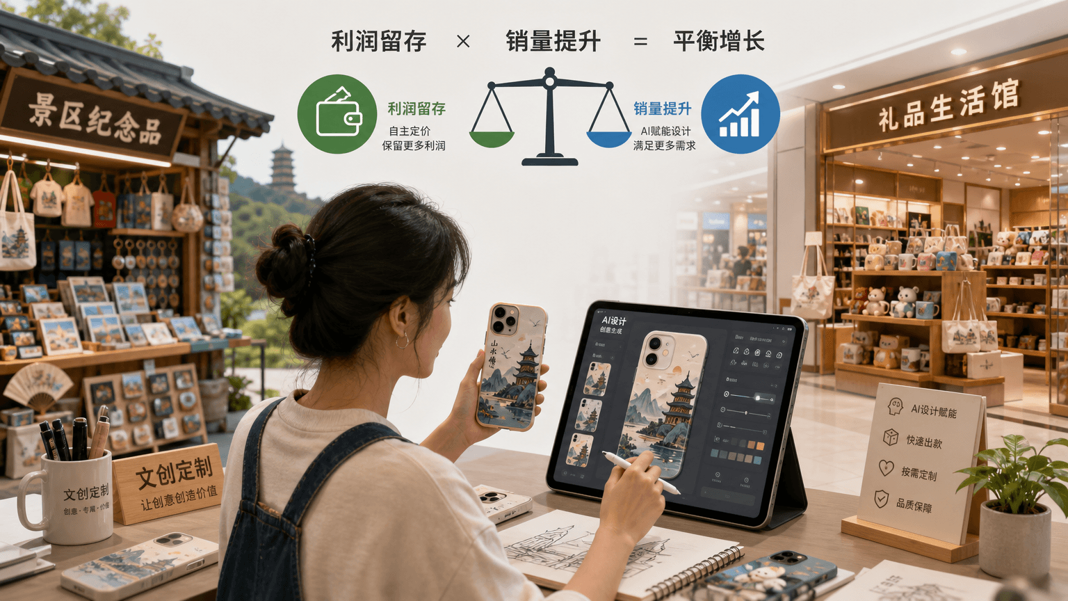 AI文创定制成本优势引发商家定价策略讨论:利润留存还是让利冲量