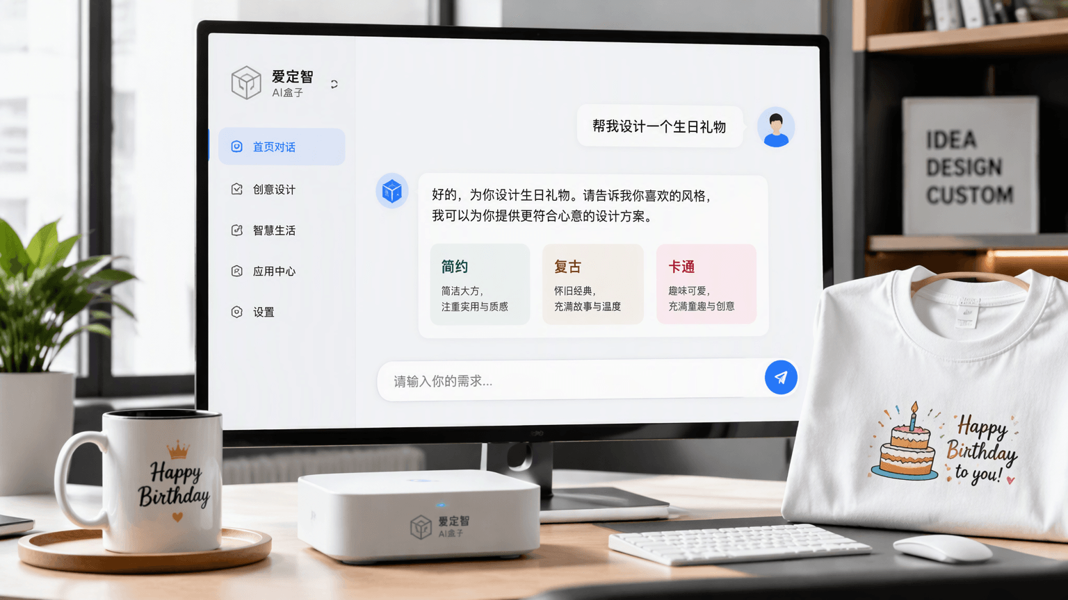 从模糊到清晰：爱定智AI盒子如何引导用户表达个性化定制需求